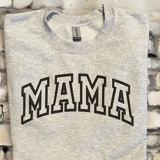 MAMA BLACK PUFF TEE