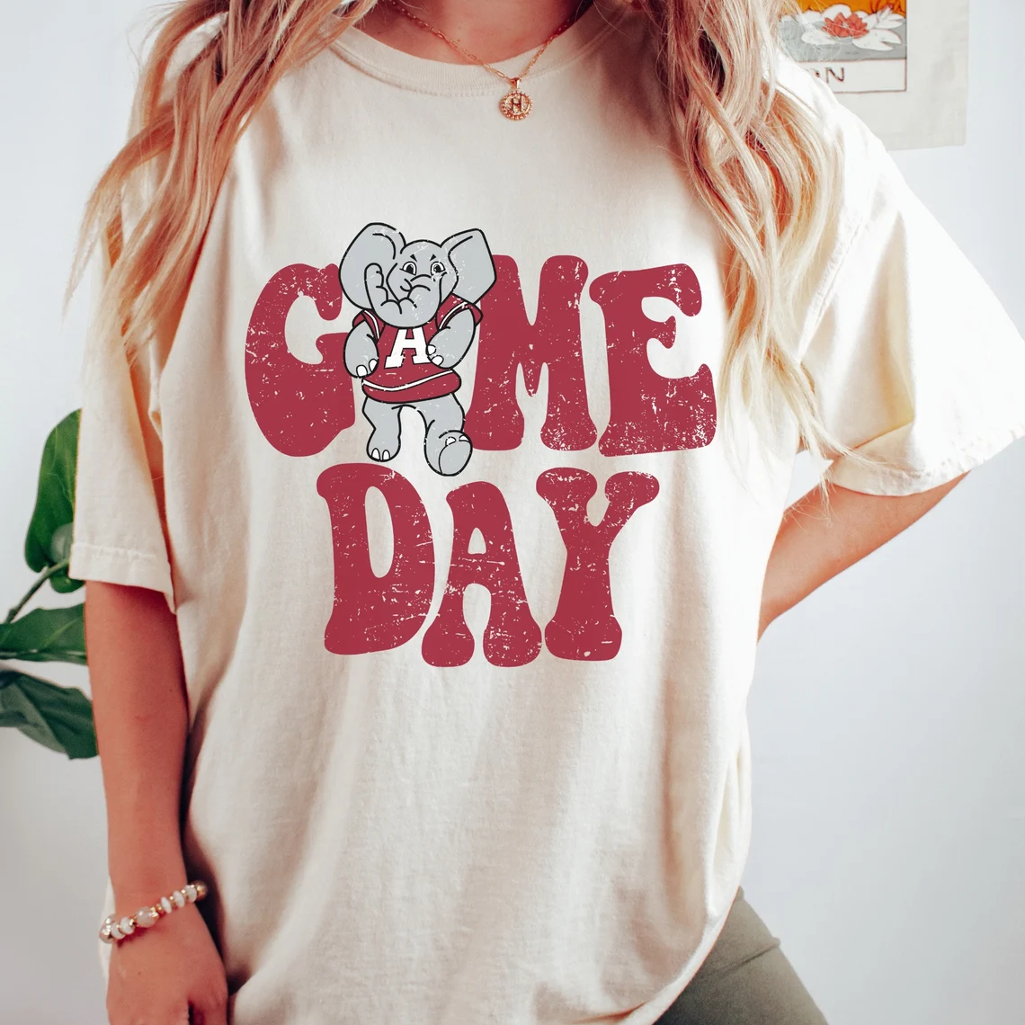 Vintage Alabama Game Day Shirt | Game Day Roll Tide Shirt | Unisex | Crimson Tide | Comfort Colors Shirt