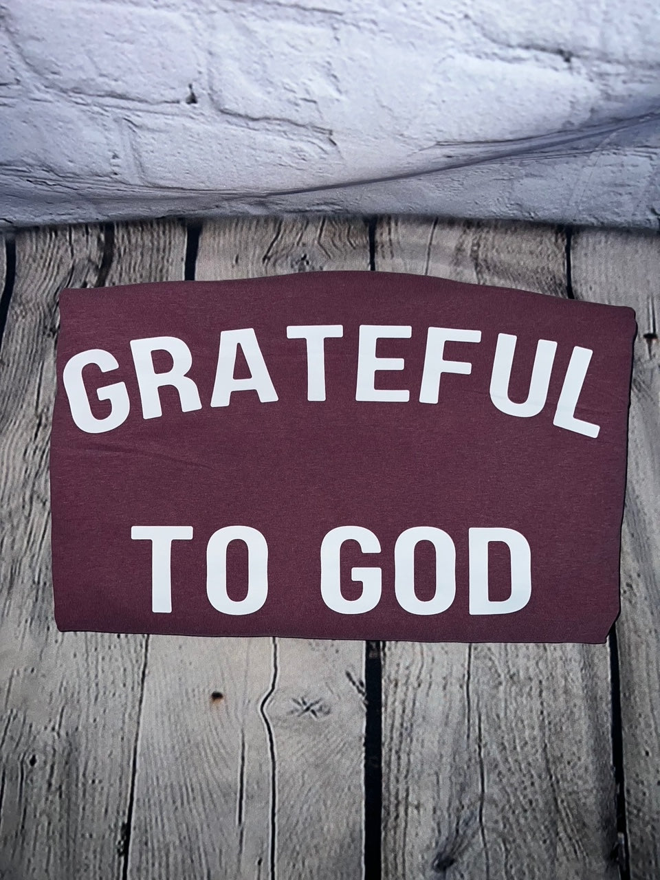 Grateful To God | Long Sleeve Tee