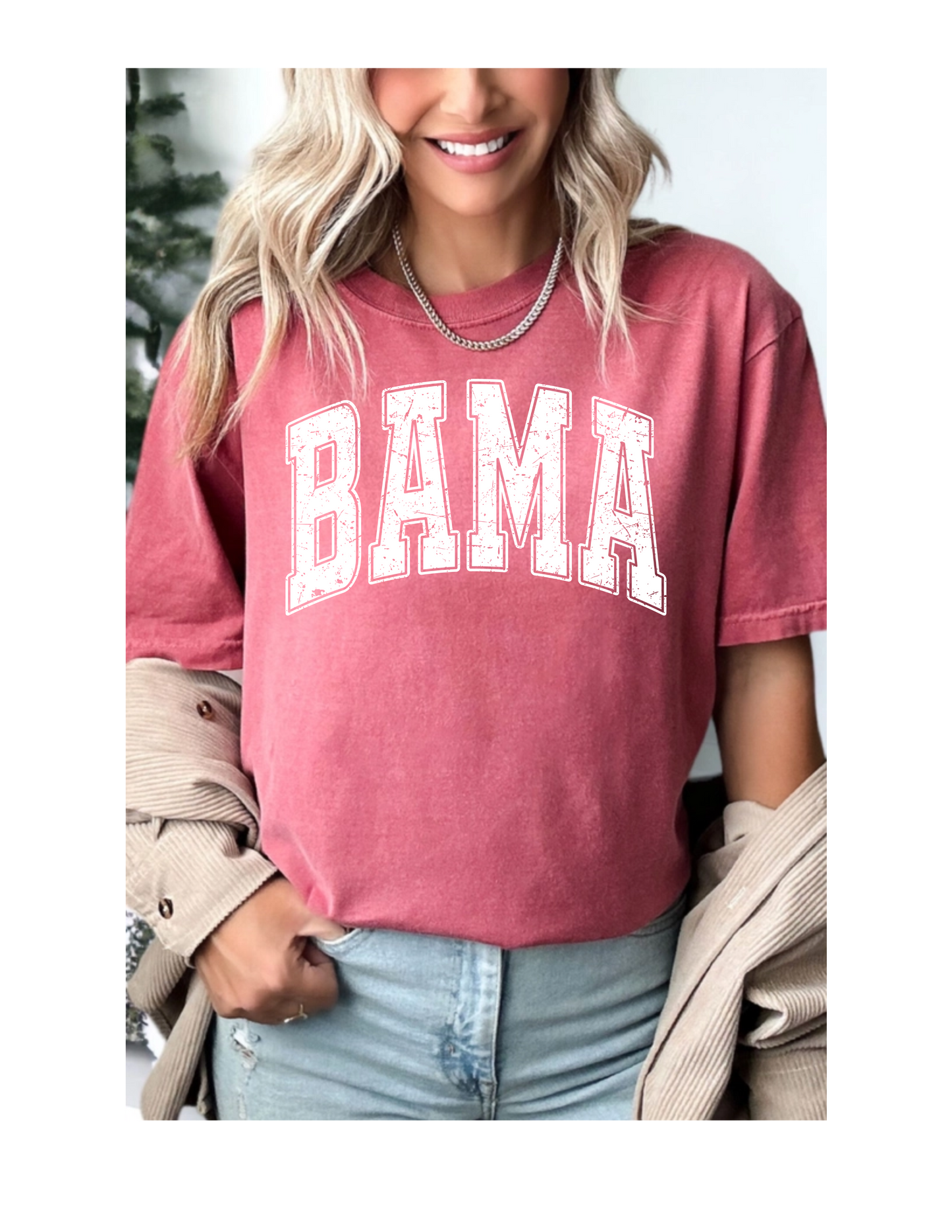 Alabama Comfort Colors® Tshirt Retro Distressed Vintage Aesthetic Game Day Tee Bama tshirt Alabama Fan Shirt Tailgate Tshirt Unisex Tee